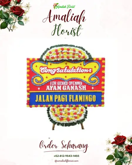 Sewa Papan Bunga Tempat Pernikahan Cileungsi
